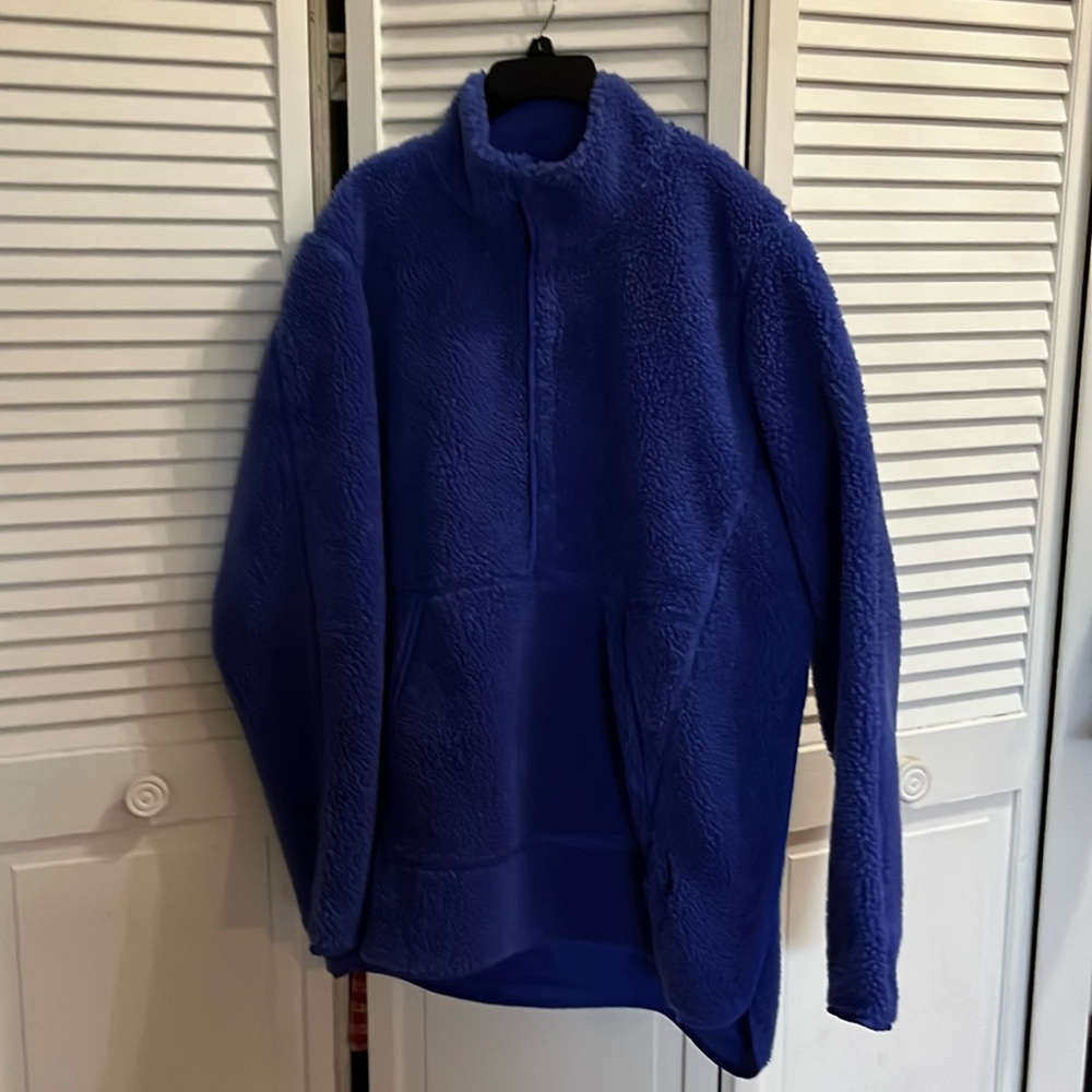 NWT Nike Yoga Sherpa Pinnacle Halfzip Sweatshirt Men’s Loose Fit M